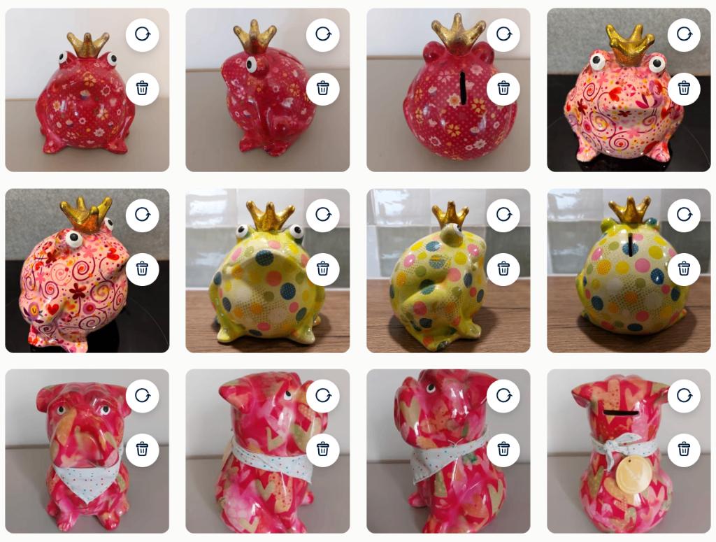 POMME PIDOU spaarpot hond, dog, kikker, of kip (nieuw), Collections, Tirelires, Enlèvement ou Envoi, Neuf, Pierre, Poterie ou Céramique