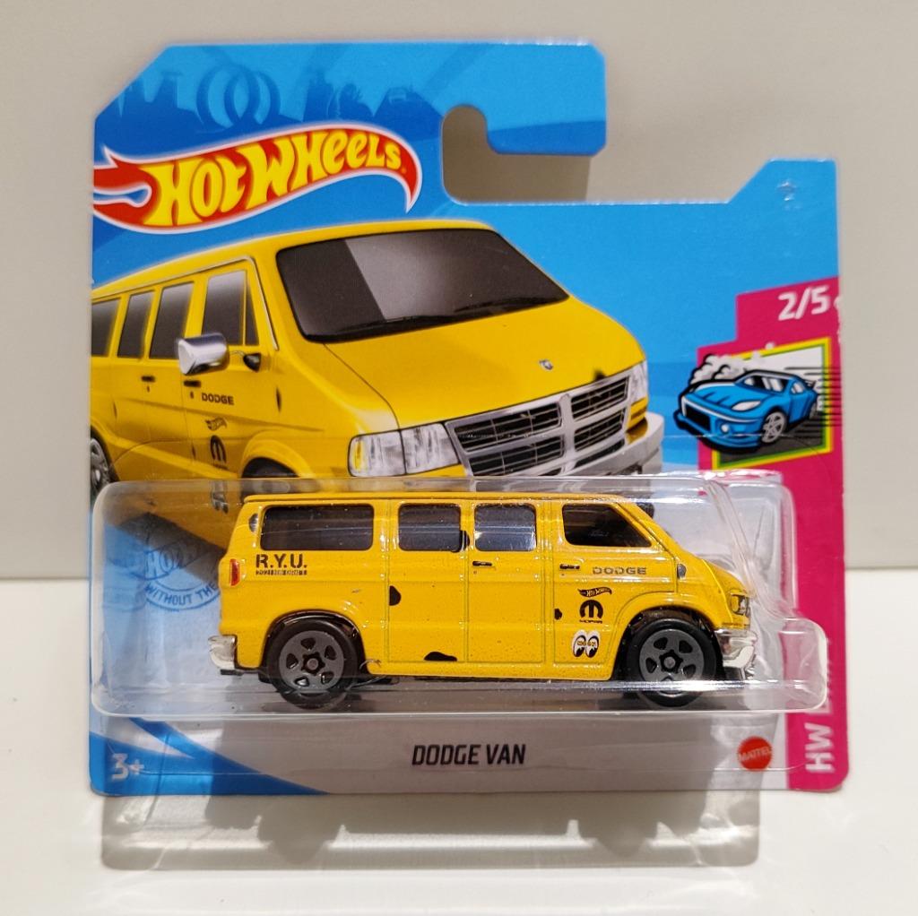 Hot Wheels Dodge Van Mooneyes Geel (2021), Ophalen of Verzenden