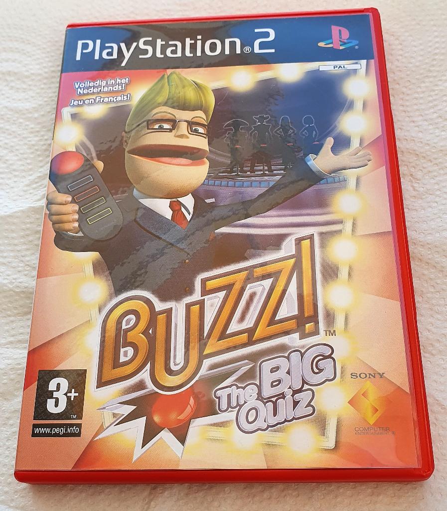 Ps2 Buzz-spel! : De grote quiz, Games en Spelcomputers, Verzenden, Gebruikt, Vanaf 3 jaar