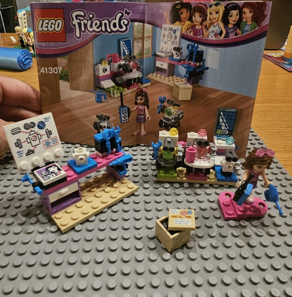 Lego Friends 41307 Olivia's laboratorium - robot, Ophalen, Zo goed als nieuw, Complete set, Lego
