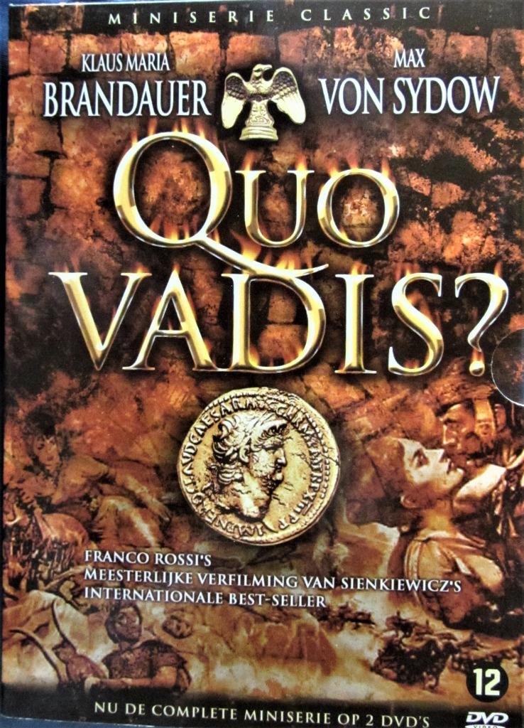 DUBBELE DVD ACTIE/GESCHIEDENIS- QUO VADIS, Alle leeftijden, Ophalen of Verzenden, Zo goed als nieuw, Overige genres