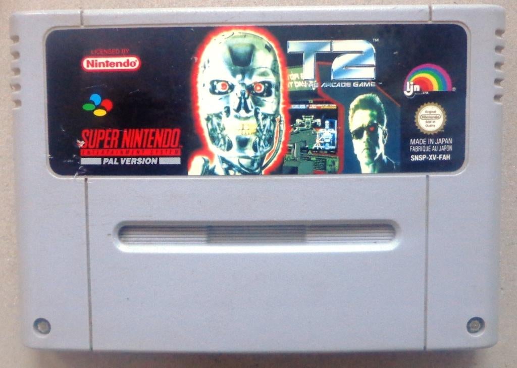 Terminator 2 voor de Europese Super Nintendo, Games en Spelcomputers, Games | Nintendo Super NES, Gebruikt, Shooter, 1 speler