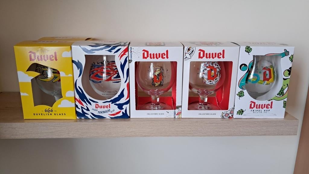 Diverse Duvelglazen en andere objecten, Verzamelen, Ophalen of Verzenden, Nieuw, Duvel