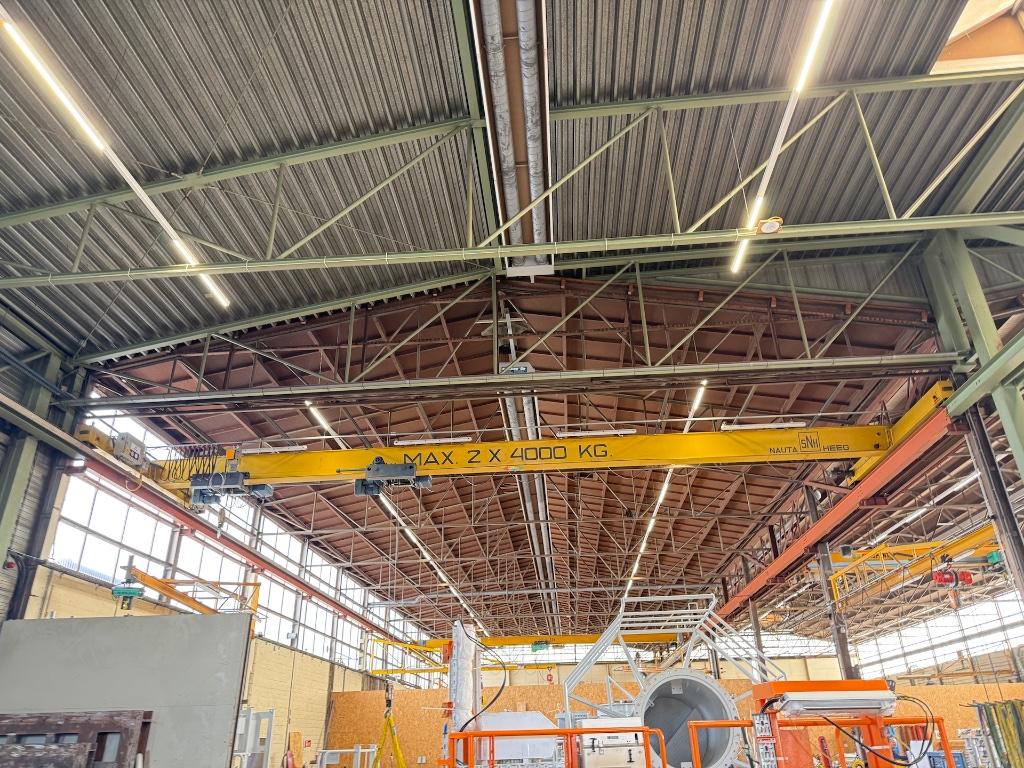 Rolbrug Demag 14.290 mm / 2x4 ton / 1988 / DH / igst, Bricolage & Construction, Treuils et Palans, Utilisé, Électrique, Enlèvement