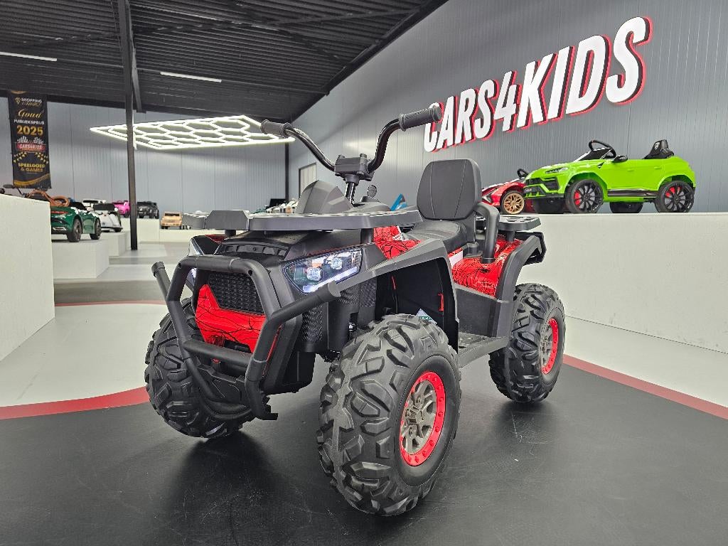 Kinder Quad Spider - leren zit- rubberen banden- verlichting, Kinderen en Baby's, Speelgoed |Speelgoedvoertuigen, Nieuw, Ophalen of Verzenden