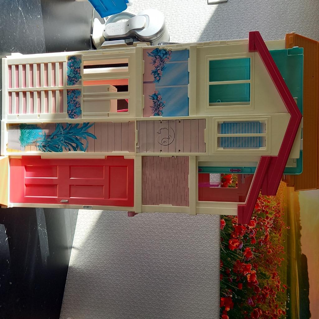 Barbie poppenhuis, Ophalen, Zo goed als nieuw, Poppenhuis