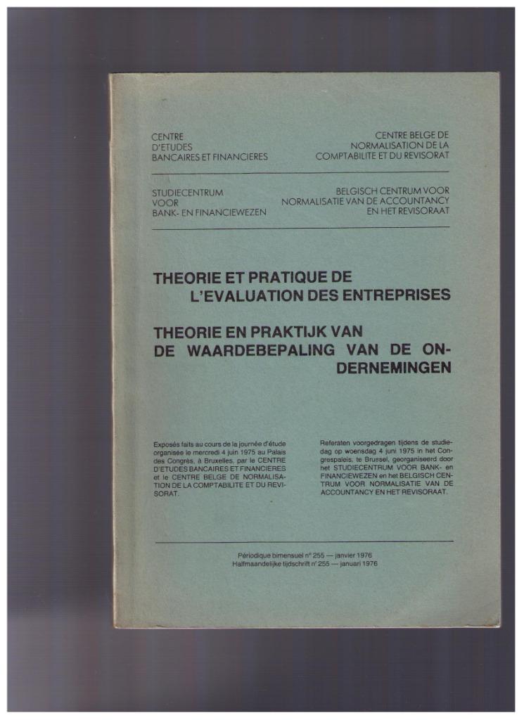 Theorie en praktijk van bedrijfswaardering - 1975, Boeken, Advies, Hulp en Training, Gelezen, Ophalen of Verzenden
