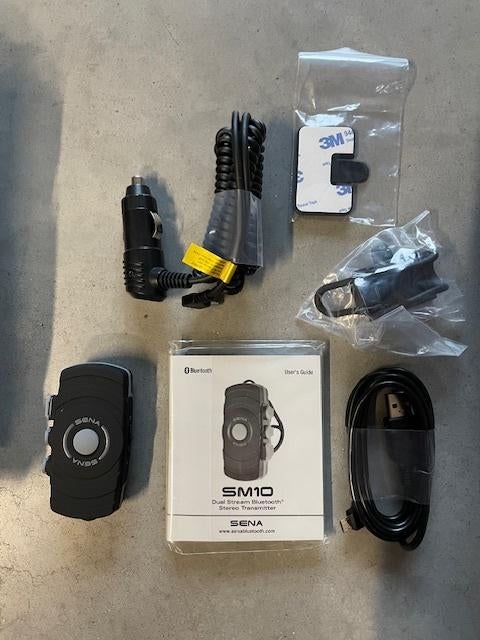 SM10 Dual stream Bluetooth Stereo transmitter, Motoren, Ophalen of Verzenden, Nieuw