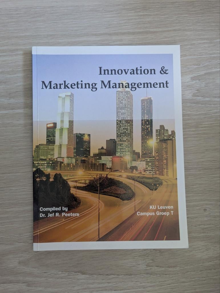 Innovation & Marketing Management - Jef R. Peeters, Ophalen of Verzenden