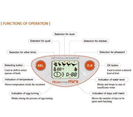 R-com broedmachine: mini Pro, Enlèvement ou Envoi, Neuf, Couveuse
