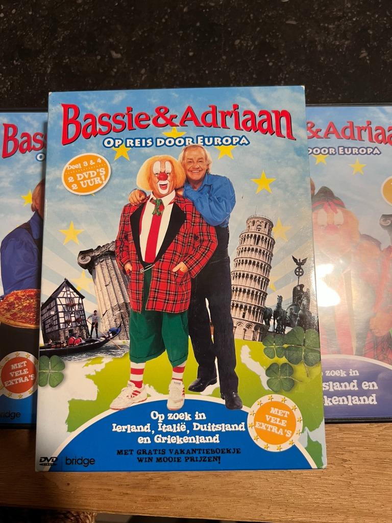 Bassie & Adriaan op reis door Europa Deel 3 & 4, Avontuur, Boxset, Ophalen of Verzenden, Zo goed als nieuw
