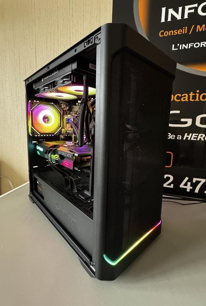 PC Gamer RTX 3070 Intel i5 AIO LCD 2To 16Go RGB Fury Wifi/BT, Enlèvement ou Envoi, Neuf