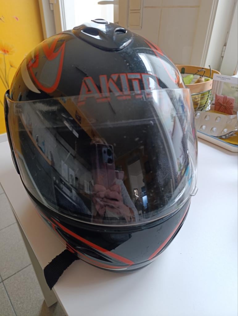 Casque moto Akito, Motos, Enlèvement, L, Casque intégral