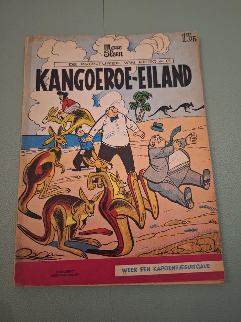 Strip Nero 1961: Kangoeroe-eiland, Boeken, Stripverhalen, Gelezen, Marc Sleen, Eén stripboek, Ophalen of Verzenden