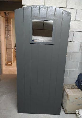 aluminium deur opening voorzien voor kattenluik, Ophalen, Nieuw