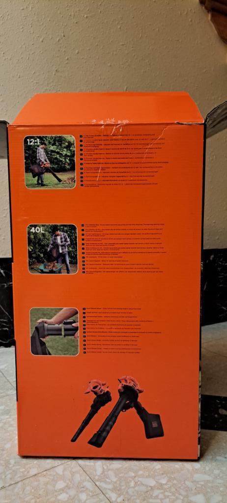 Bladblazer Black+Decker 2600W, Ophalen, Handgedragen, Nieuw, Black&decker