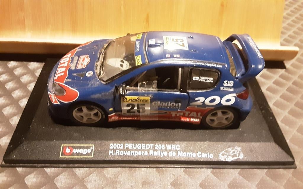 PEUGEOT 206 wrc miniatuur, Enlèvement ou Envoi, Neuf
