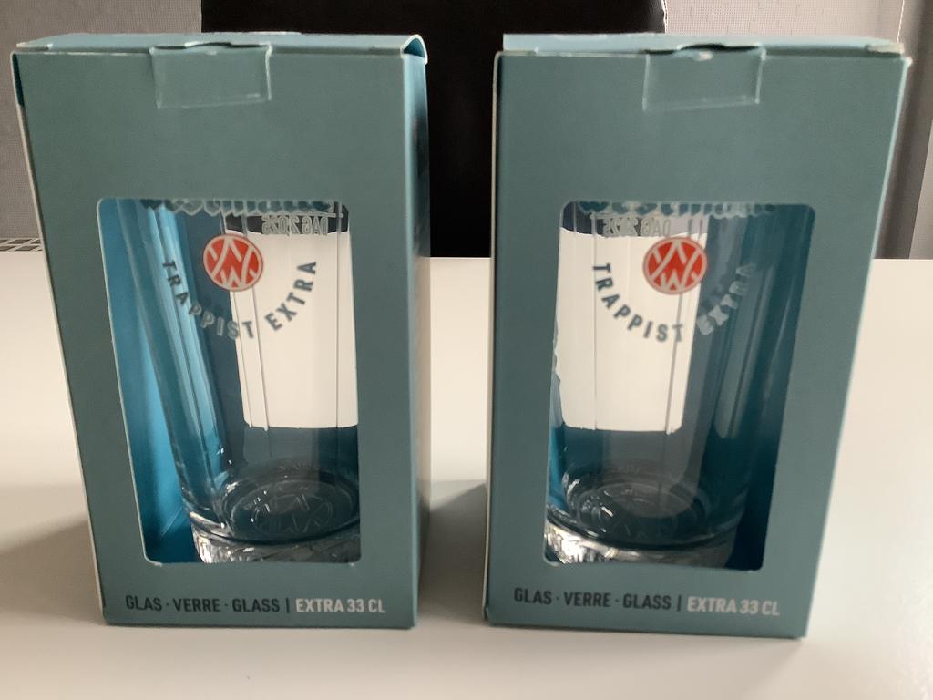 Verres de bière  Westmalle Trappist, Enlèvement ou Envoi, Neuf, Verre à bière