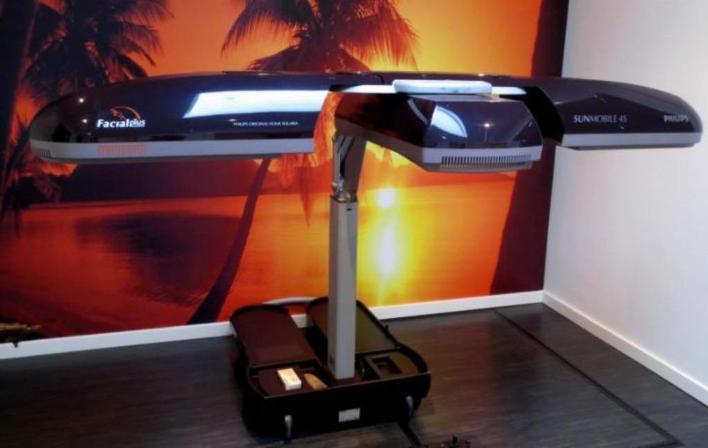 Topmodel hb971 philips sunmobile inklapbare zonnehemel fac.+, Electroménager, Enlèvement ou Envoi, Solarium visage