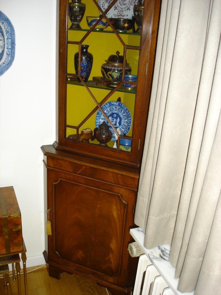 Engelse Vitrinekast, Antiek en Kunst, Antiek | Meubels | Kasten, Ophalen