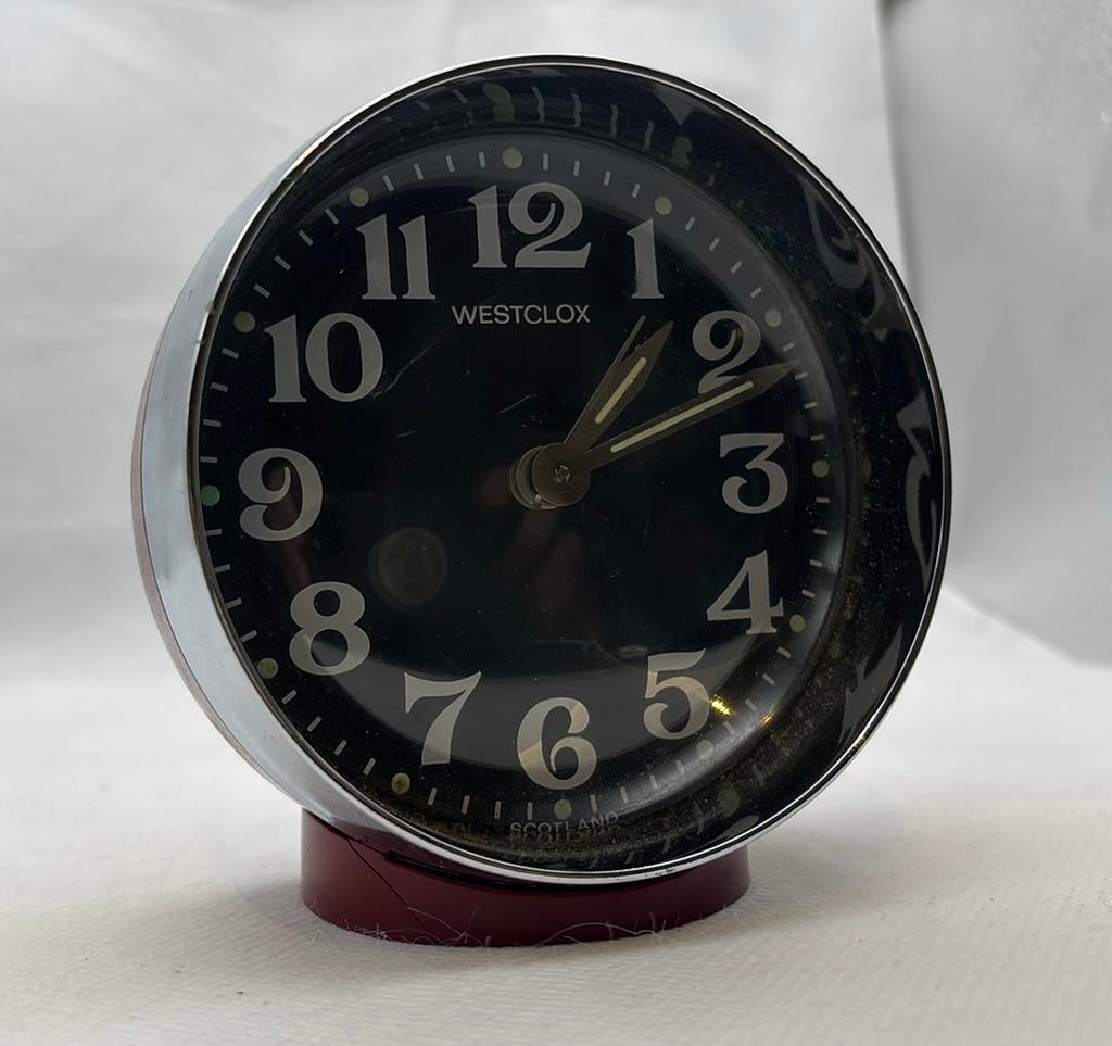 Westclox Vintage wekker 10-9,5 cm, Antiek en Kunst, Ophalen of Verzenden