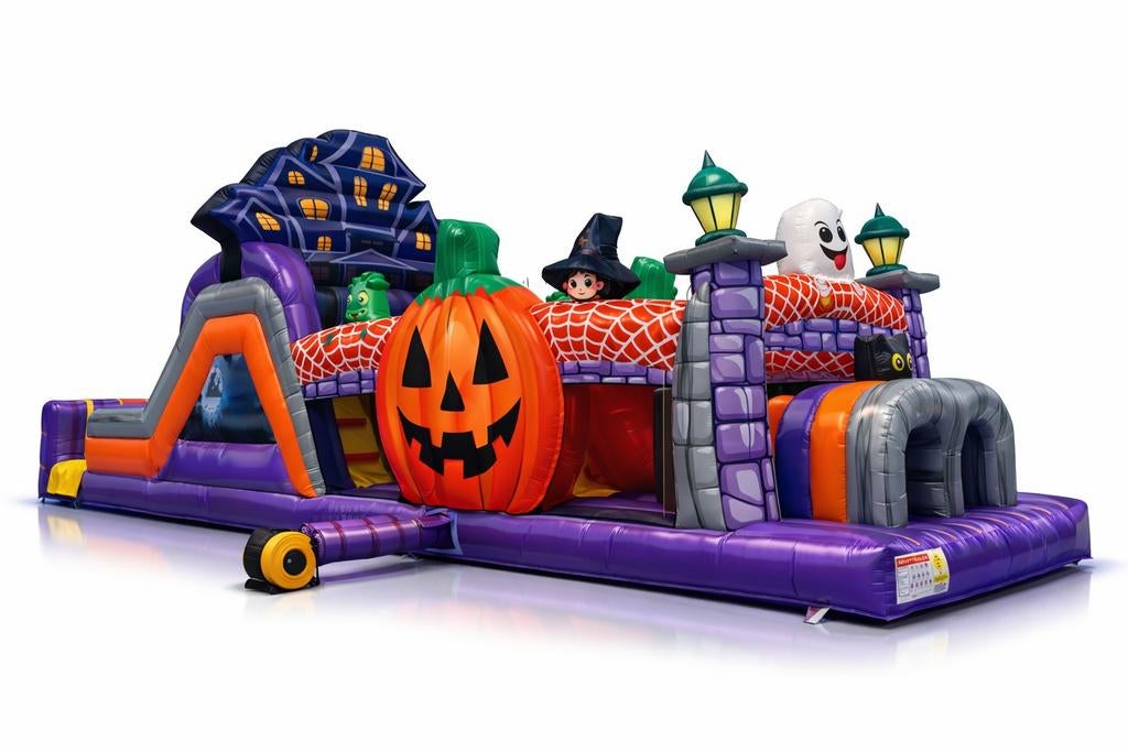 Nieuw springkasteel Halloween run, Hobby en Vrije tijd, Feestartikelen | Verhuur, Ophalen