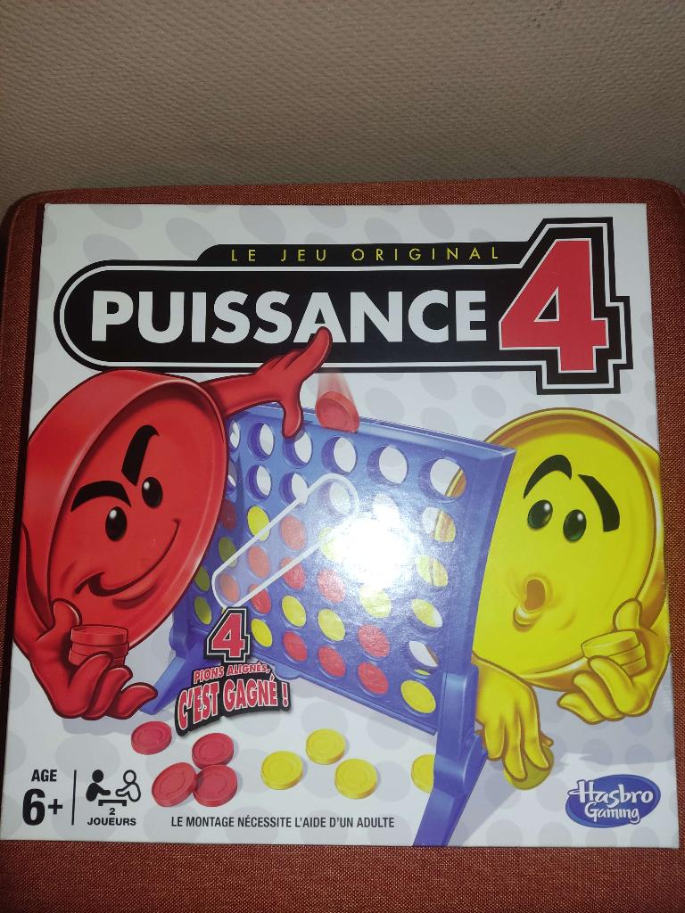 Puissance 4, 1 ou 2 joueurs, Enlèvement, Comme neuf, Hasbro