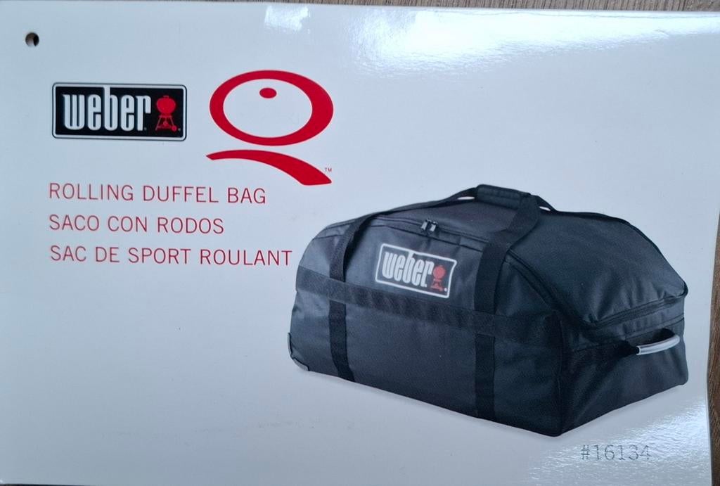 Hoes gas BBQ Weber Rolling Duffel Bag - NIEUW, Enlèvement