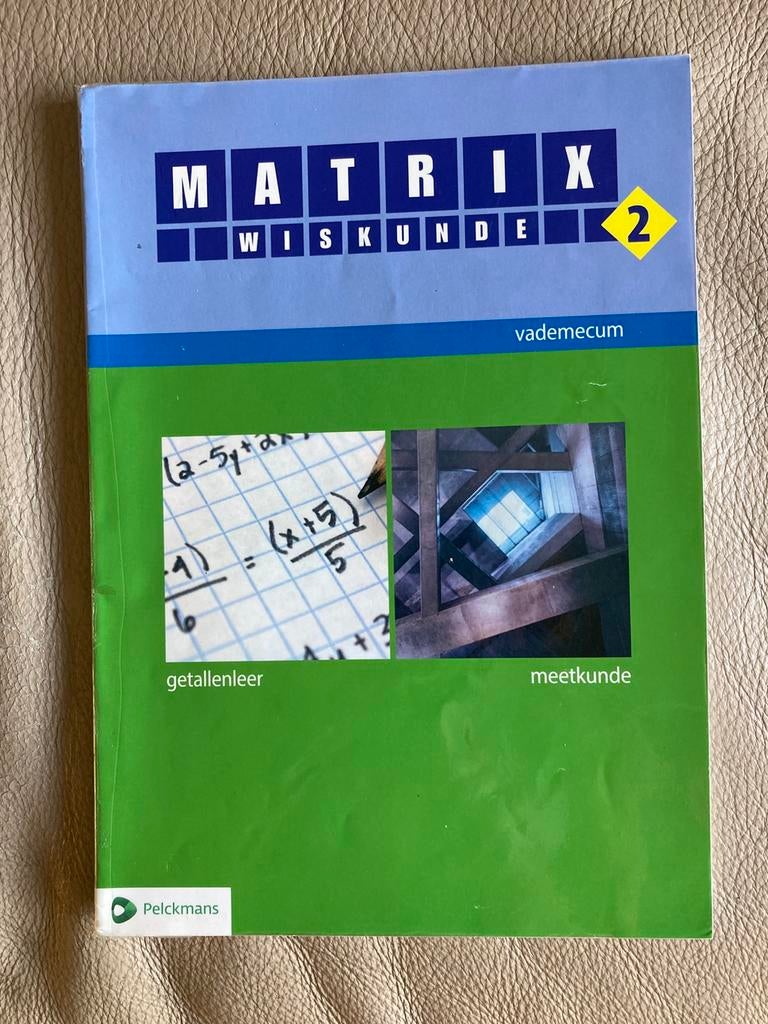 Vademecum Matrix Wiskunde 2, Neuf, Enlèvement, Secondaire, Pelckmans