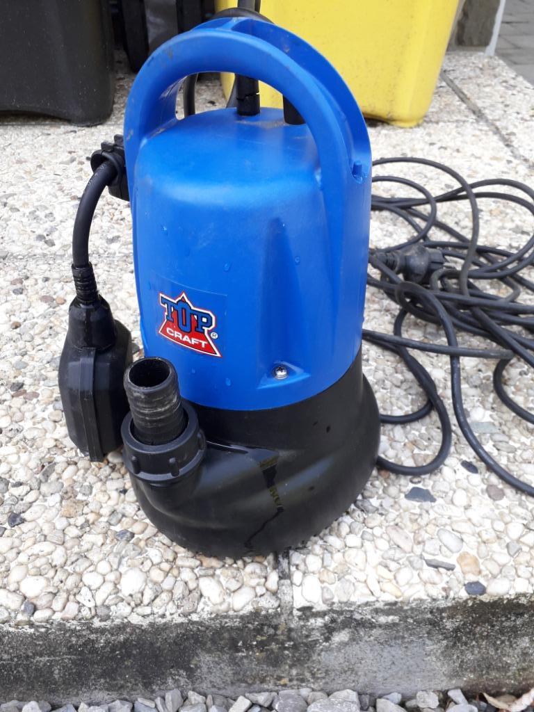 Pompe vide cave Topcraf, Jardin & Terrasse, Pompes à eau, Enlèvement, Comme neuf, Électrique, Pompe à eaux claires