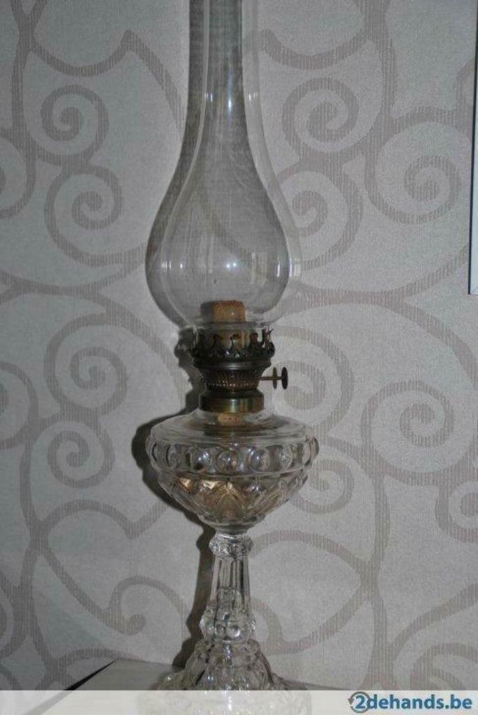 antieke petroliumlamp, Antiek en Kunst, Ophalen