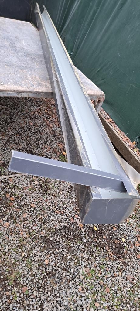 Gouttières Isometall Joriside pour toiture bardage, Bricolage & Construction, Enlèvement, Neuf, Bleu, Métal