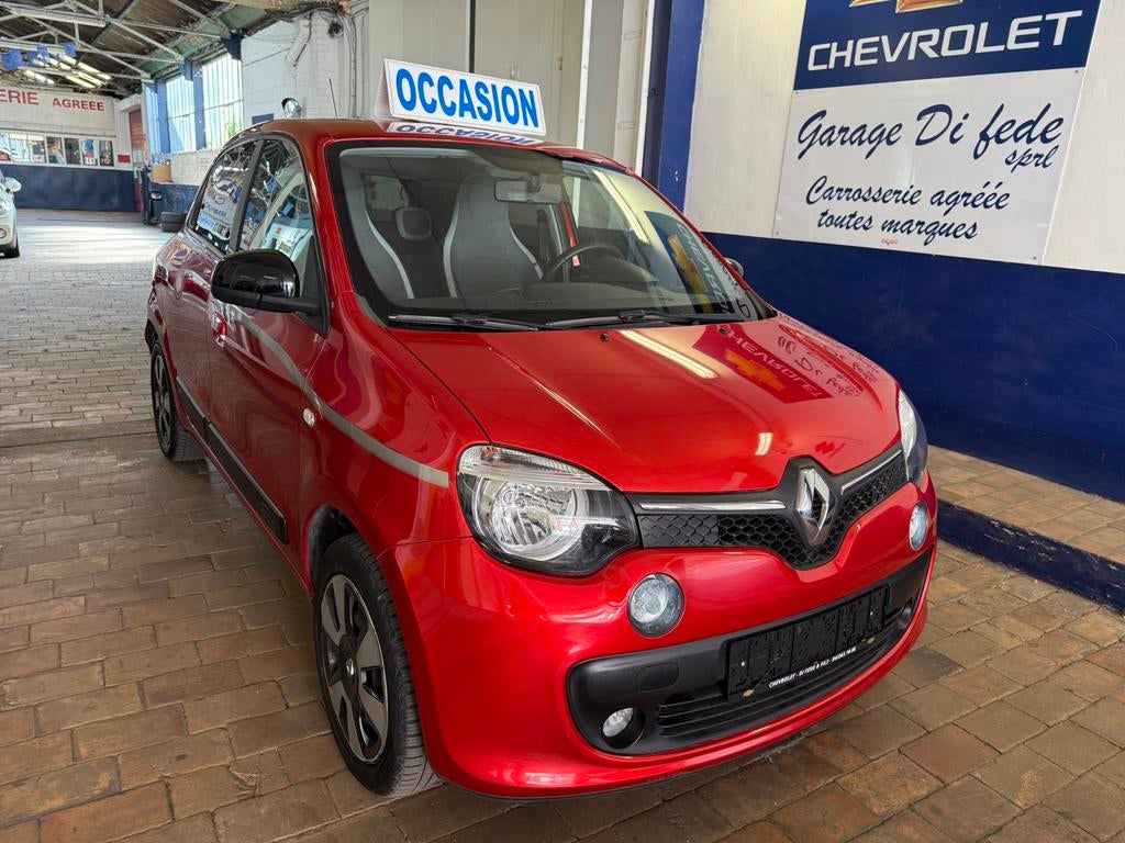 Renault twingo 1.0i 71 cv 2018 airco 59.000 km, Autos, Rouge, Euro 6, Entreprise, Garantie prolongée