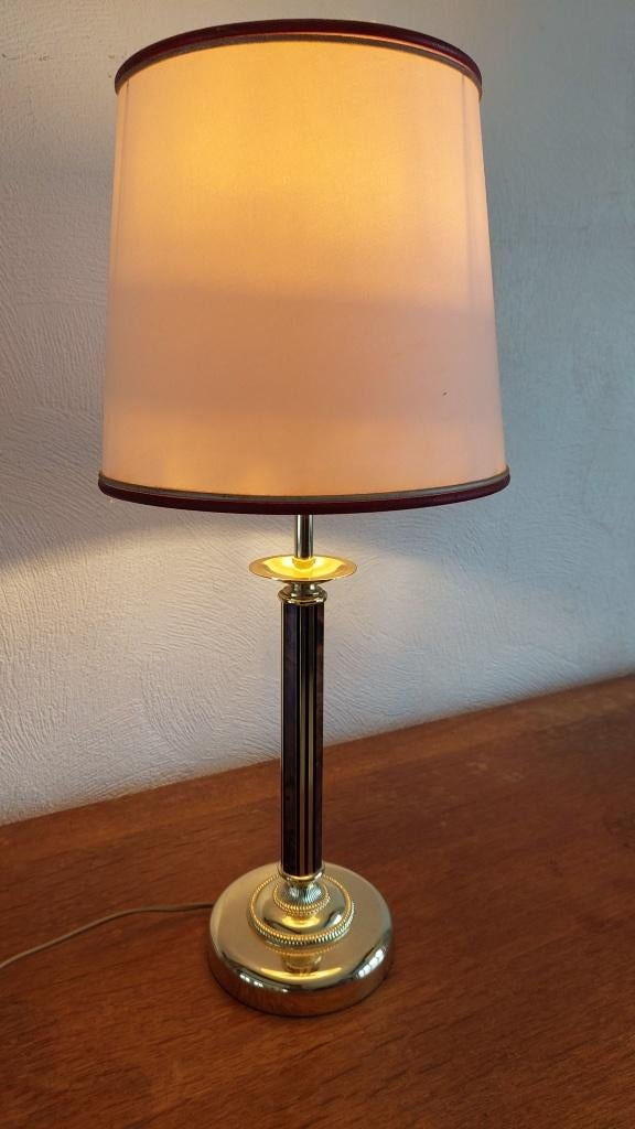 lampe de table vintage classique Massive, Maison & Meubles, Lampes | Lampes de table, Enlèvement ou Envoi, Comme neuf, 50 à 75 cm
