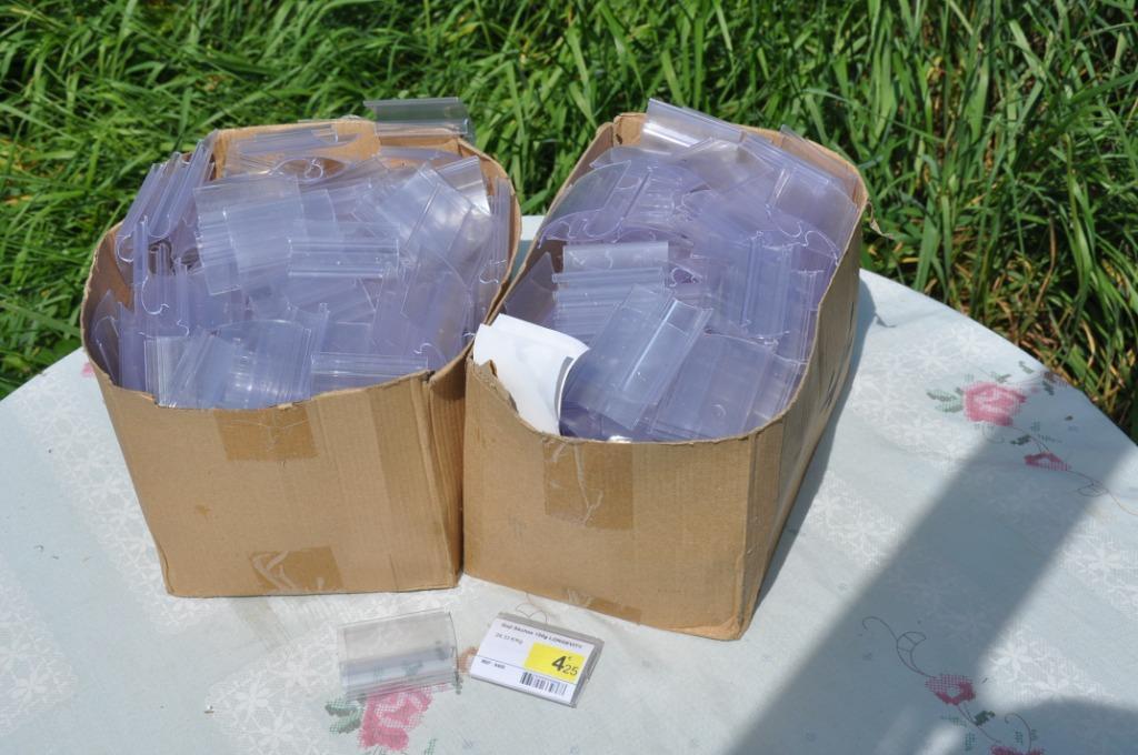 §  371 supports plastique pour etiquettes de prix rayon, Articles professionnels, Enlèvement ou Envoi