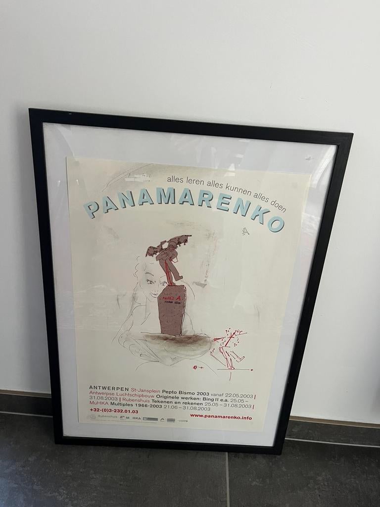 Panamarenko affiche “Model A”, Enlèvement ou Envoi, Comme neuf