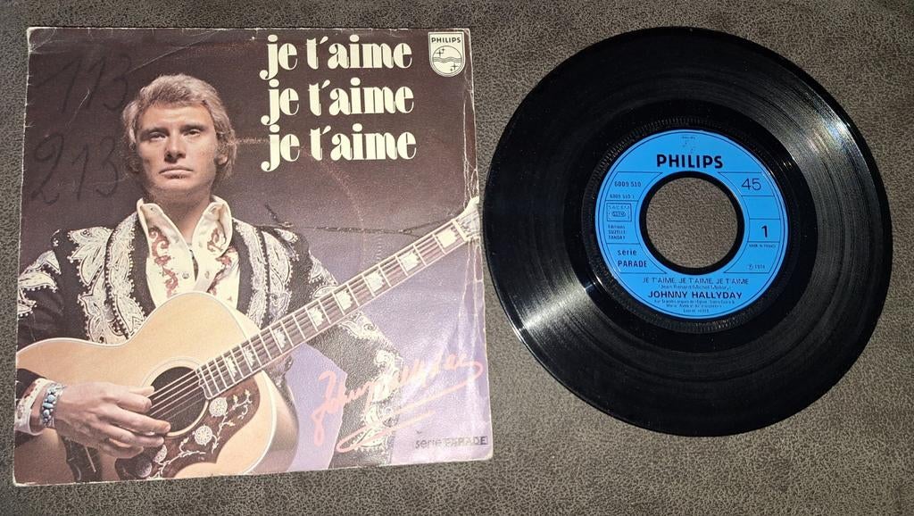 Vinyle 45 tours Johnny Hallyday, CD & DVD