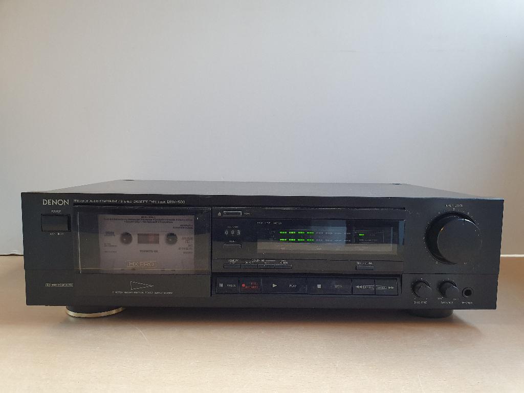 Denon Stereo Cassette Deck DRM-500, TV, Hi-fi & Vidéo, Decks cassettes, Denon, Enlèvement ou Envoi