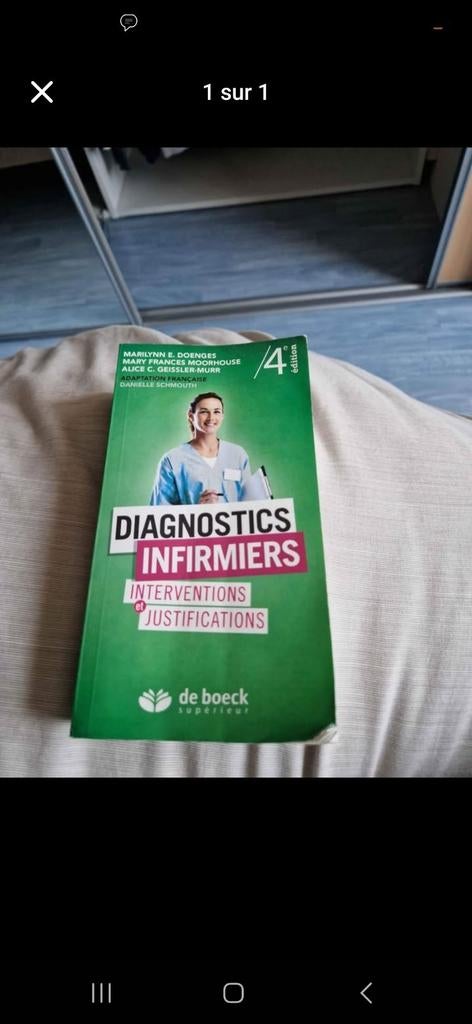 Diagnostics infirmiers, Livres, Enlèvement, Utilisé