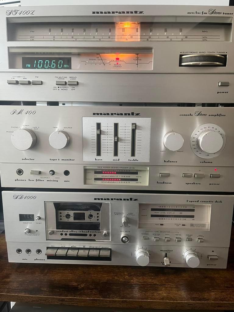 Marantz set 400, Audio, Tv en Foto, Stereoketens, Ophalen, Zo goed als nieuw