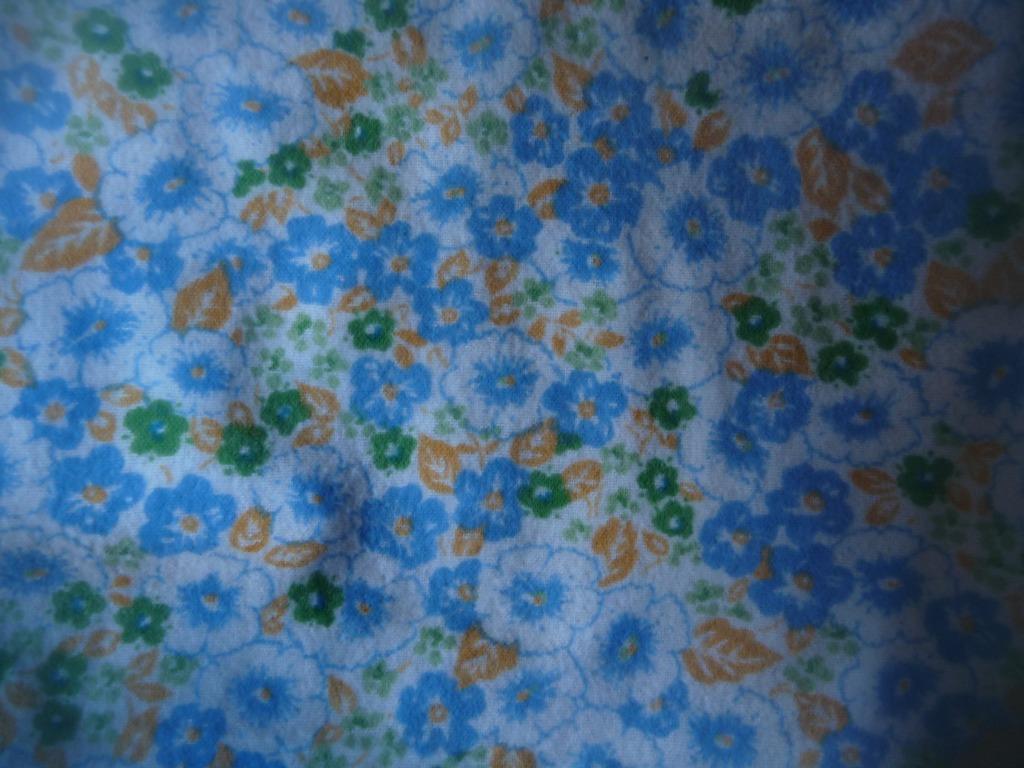 Lakens zachte flanel bloemen, Blauw, Overige typen, Tweepersoons, Ophalen of Verzenden