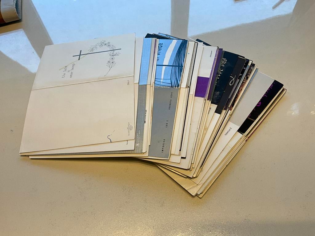 58 bidprentjes voor stamboomonderzoek periode vanaf 1870, Verzamelen, Ophalen of Verzenden