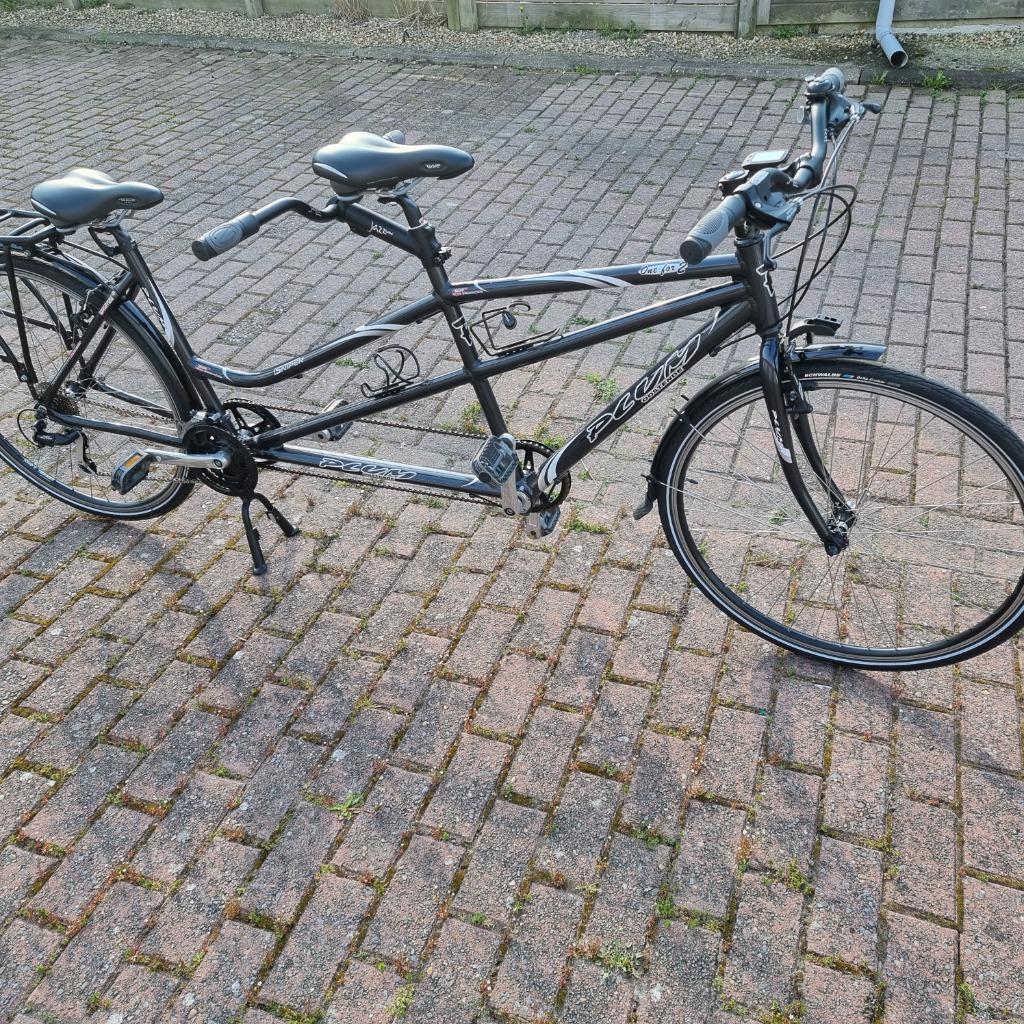 Tandem, Fietsen en Brommers, Fietsen | Tandems, Ophalen, Gebruikt, 10 tot 15 versnellingen