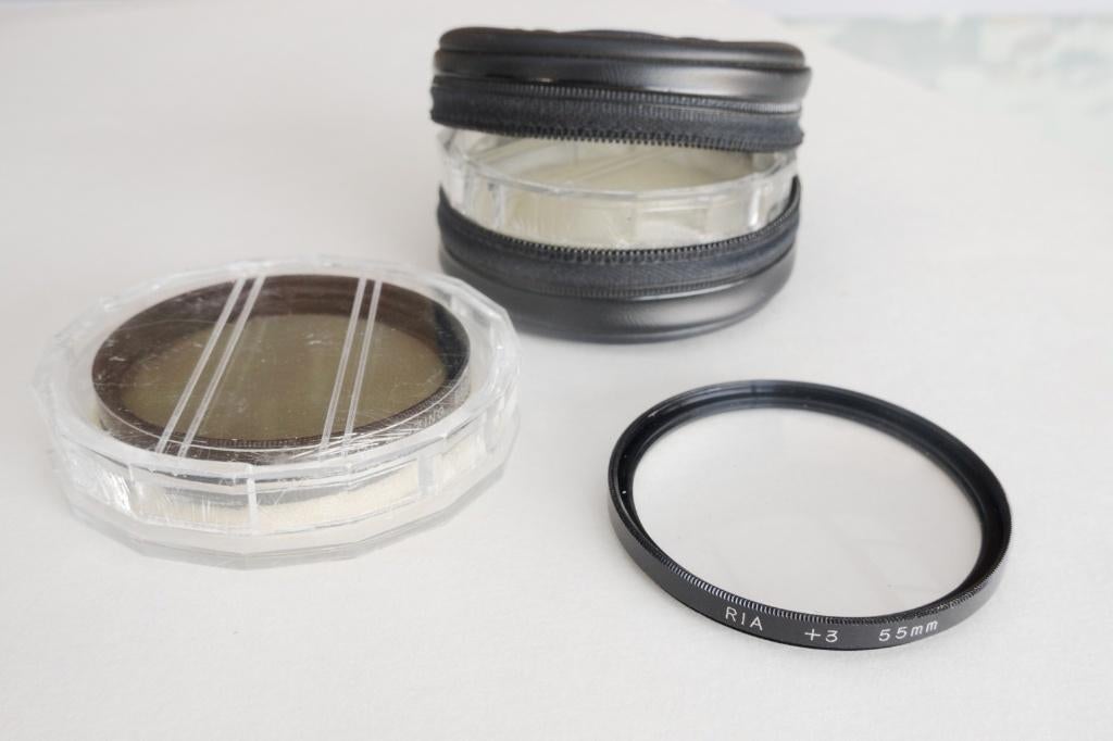 RIA polarisatie- + vergrotingsfilter met softcase, TV, Hi-fi & Vidéo, Photo | Filtres, Enlèvement ou Envoi, Utilisé, Filtre polarisant