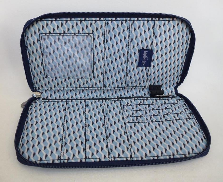 Kipling pochette voor kaarten , geld, Handtassen en Accessoires, Portemonnees, Ophalen of Verzenden, Nieuw, Blauw, Overige merken