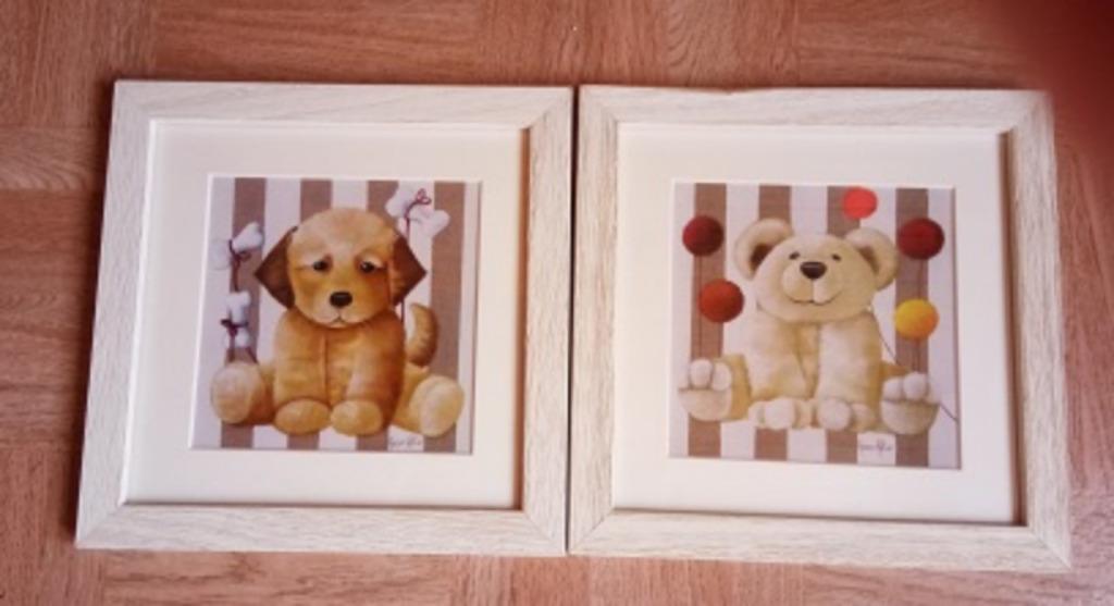 2 cadres pour chambre d'enfant NEUFS 18€, Enfants & Bébés, Enlèvement ou Envoi, Neuf, Tableau de naissance