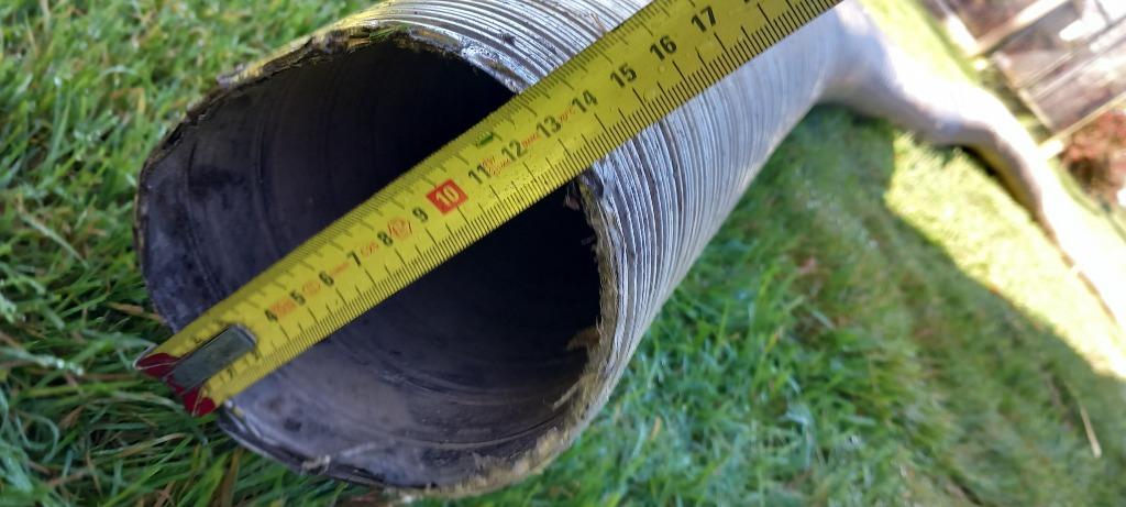 Inox flexibel rookkanaal, Ophalen, Gebruikt, Afzuiger