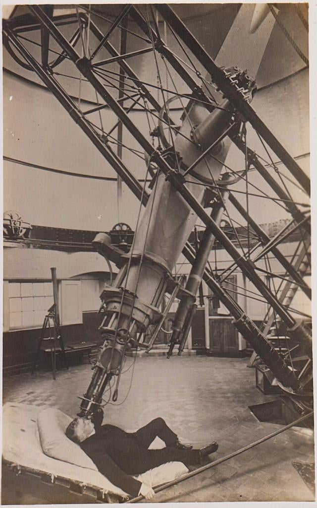 1910 - Angleterre - Greenwich : Grand télescope équatorial, Collections, Avant 1940, Photo, Envoi, Étranger