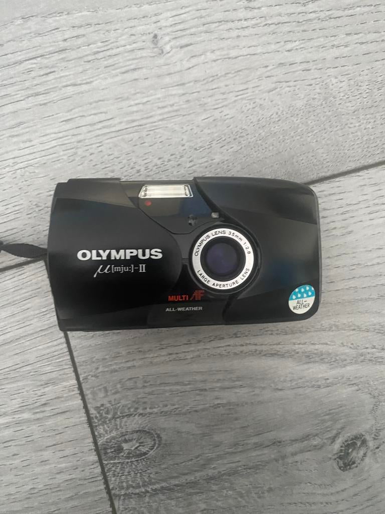 Olympus Mju-II, Audio, Tv en Foto, Fotocamera's Analoog, Ophalen of Verzenden, Zo goed als nieuw, Olympus