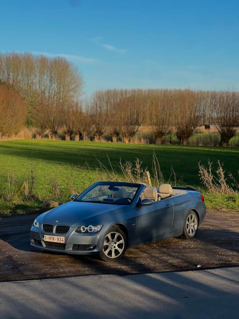 Bmw 320i e93 cabrio, Autos, Cuir, Argent ou Gris, Achat, Beige